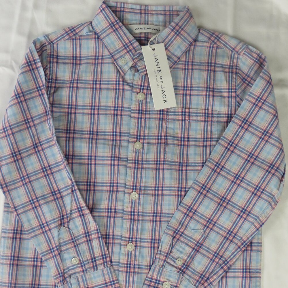 NEW w/ TAG Janie and Jack Kids Button Down | Spring/Summer Collection | Size 4